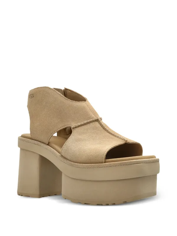 UGG 80mm New Heights Platform Sandals | Neutrals | FARFETCH