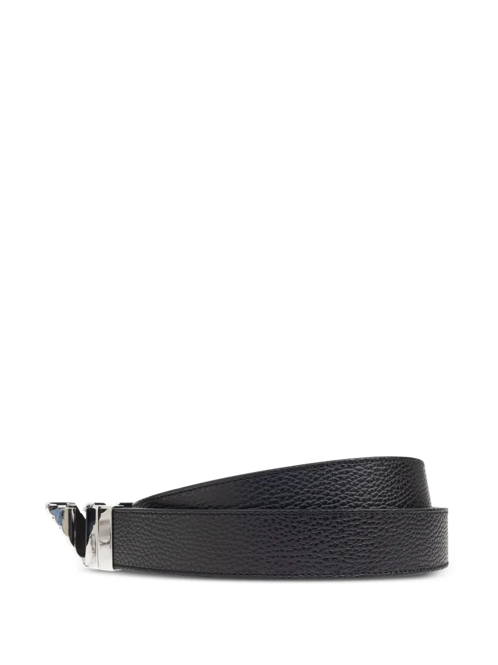 Emporio Armani Riem met logogesp Zwart