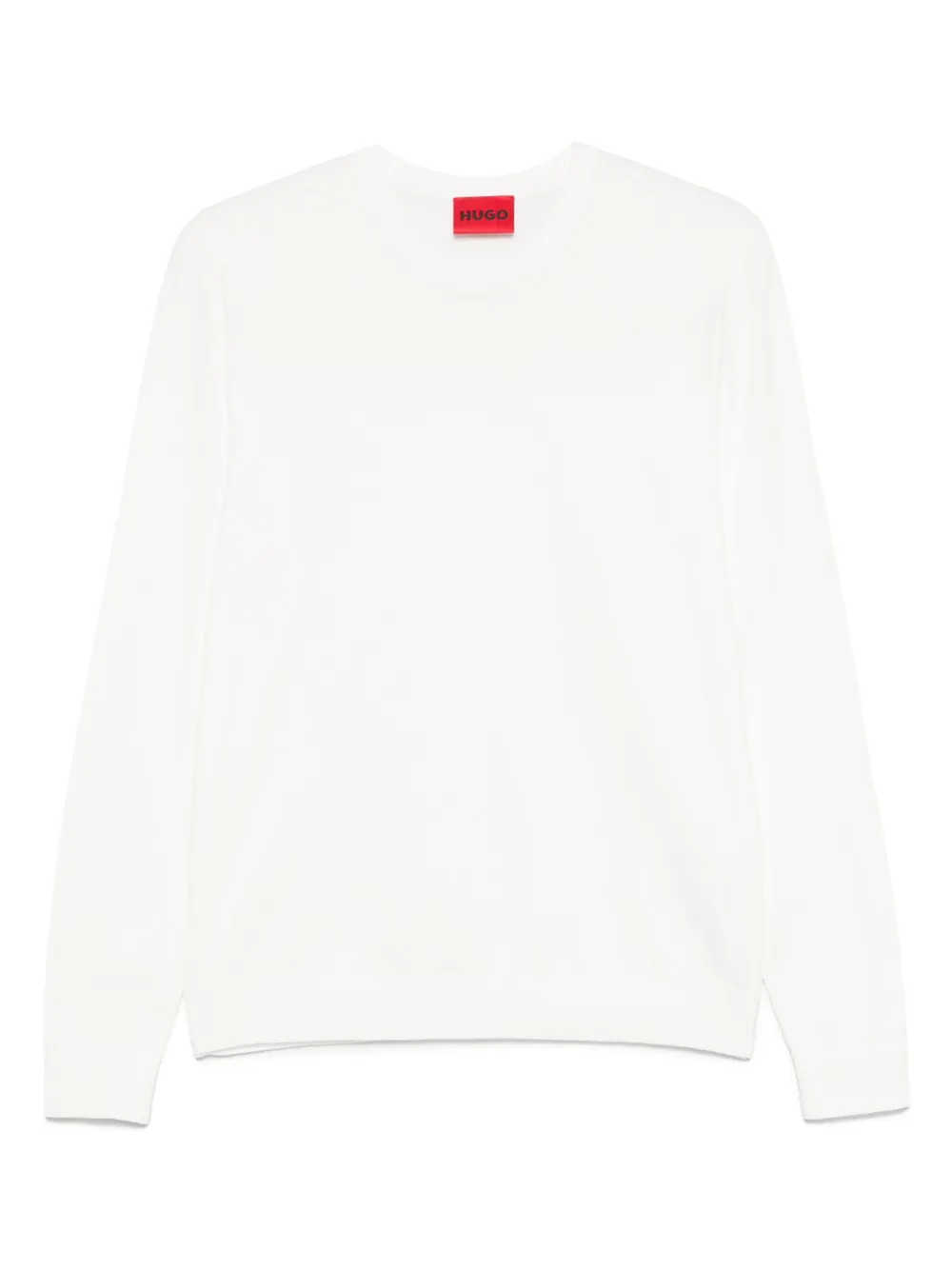 HUGO fine-knit jumper | White | Image 1