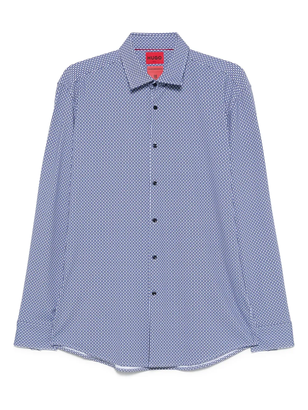 HUGO chemise imprimée | bleu | Image 1