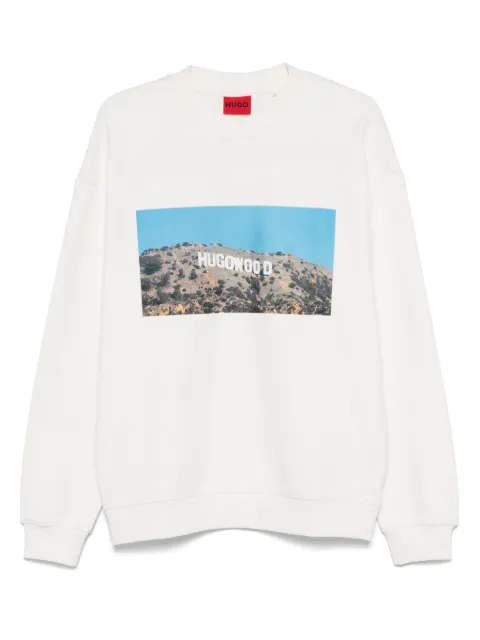 HUGO sweat à imprimé Hugowood