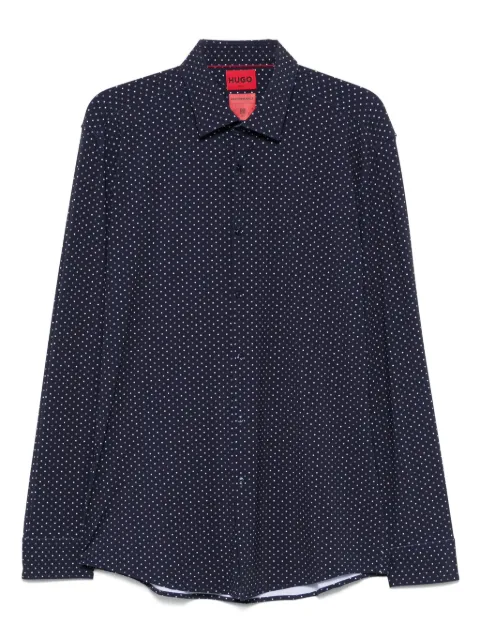 HUGO micro-dot print shirt