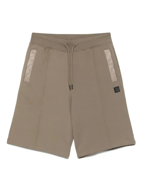 HUGO zigzag stitching-detail shorts