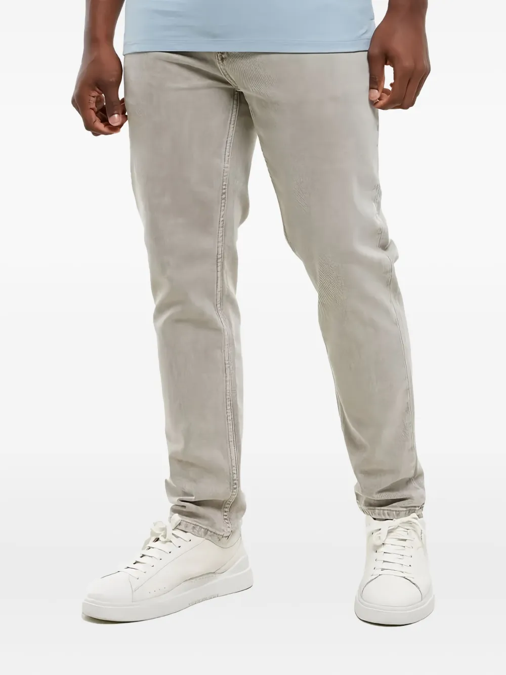 HUGO logo-patch jeans | Grey | Image 1