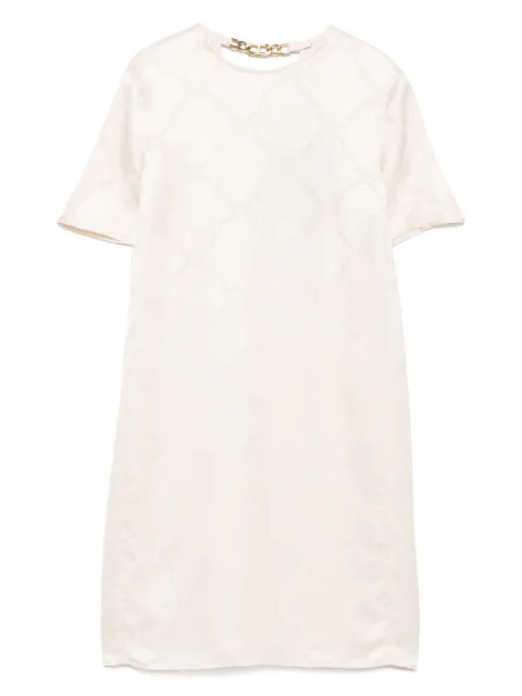 TWINSET vestido corto con placa del logo