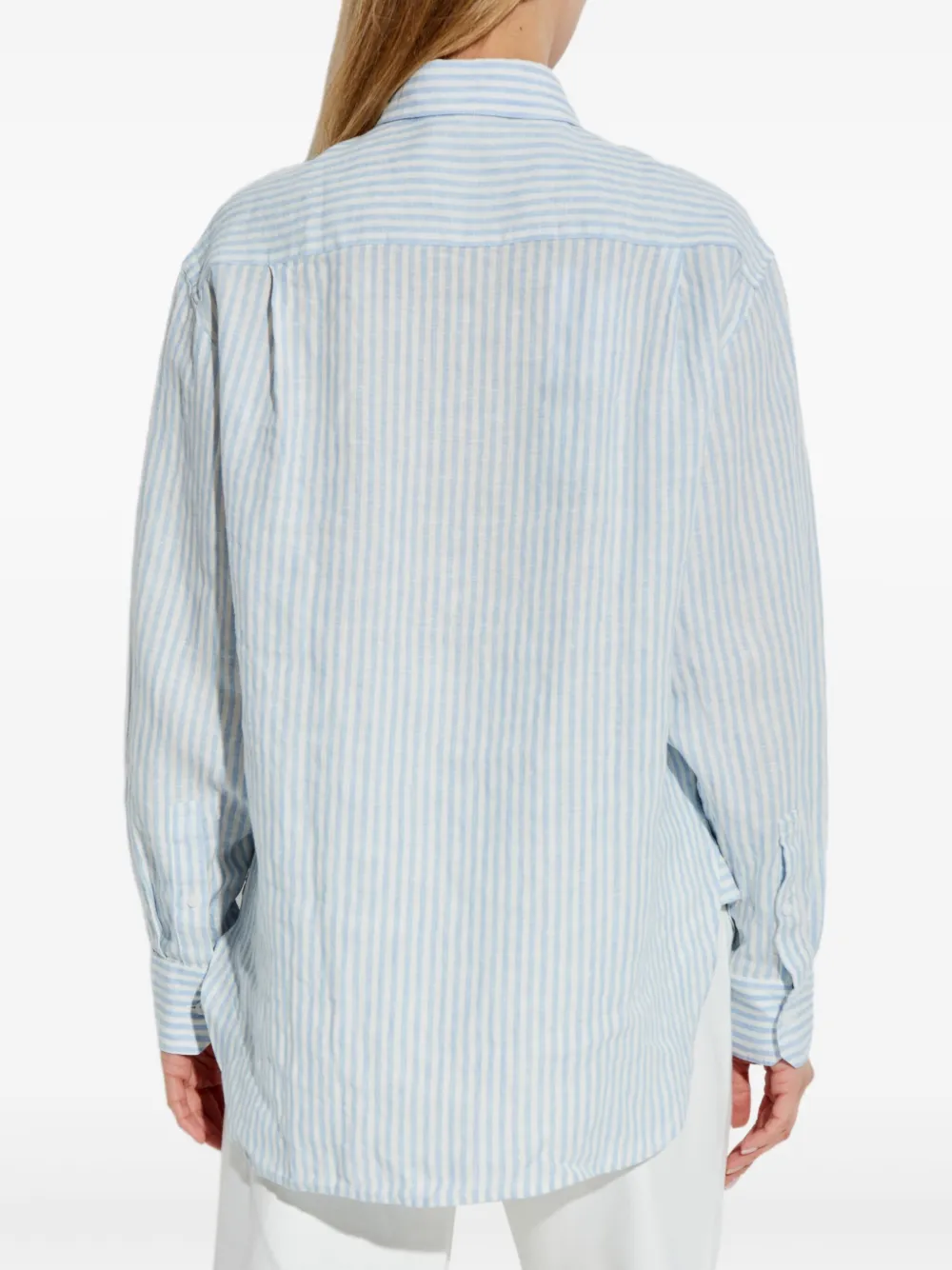 Lacoste Gestreept blouse Blauw