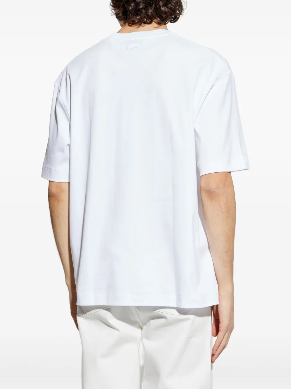 Lacoste Katoenen T-shirt Wit