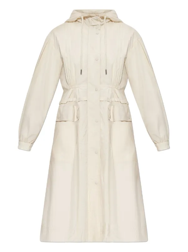 Moncler Coupiac Coat | Neutrals | FARFETCH