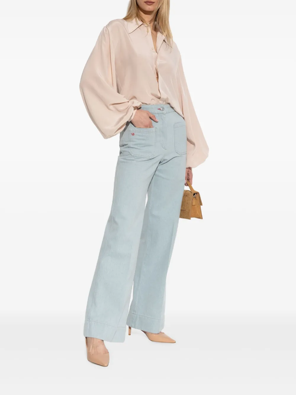 Victoria Beckham silk shirt - Roze