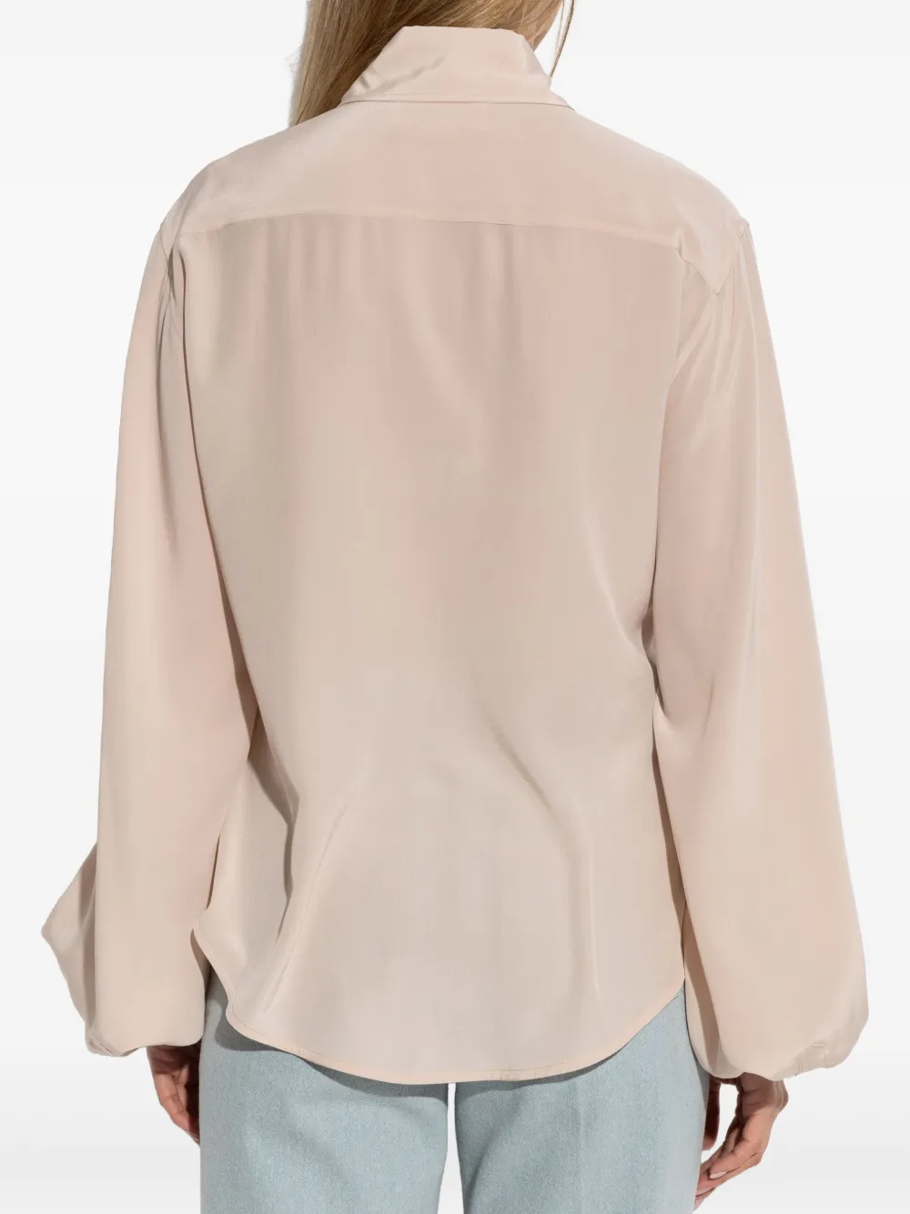 Victoria Beckham Zijden blouse Roze