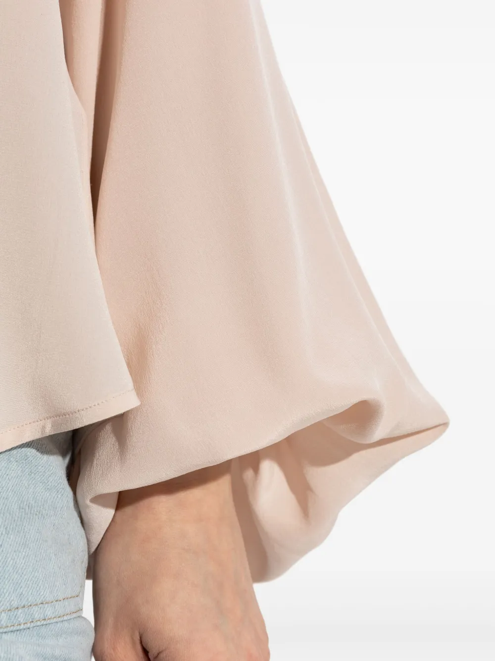 Victoria Beckham Zijden blouse Roze