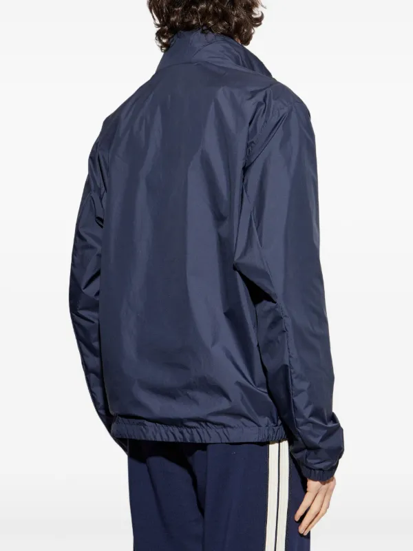 ●MONCLER ●Shark-print bomber jacket シャーク Moncler Shark-print Bomber Jacket | Blue | FARFETCH