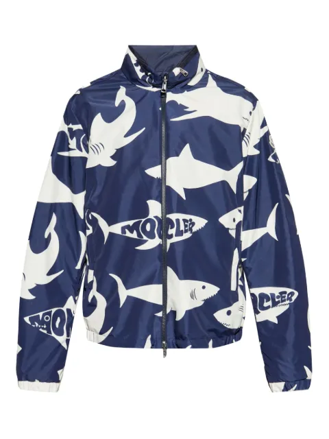 Moncler Shark-print bomber jacket