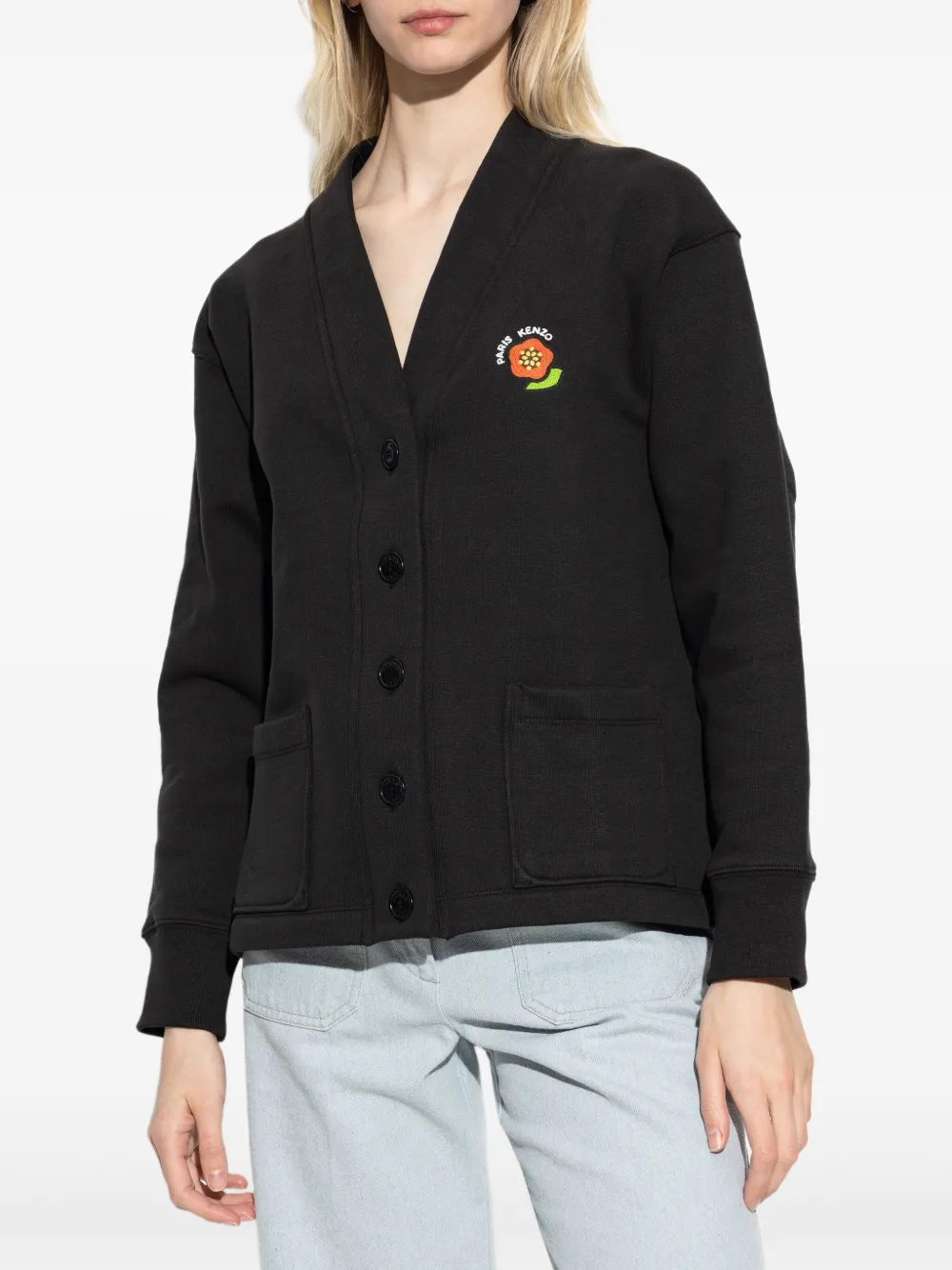 Kenzo Sweater met logo Zwart
