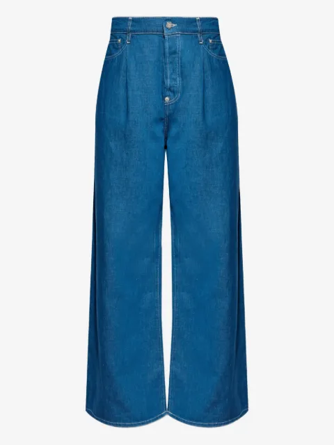 Kenzo pleat-detailed jeans