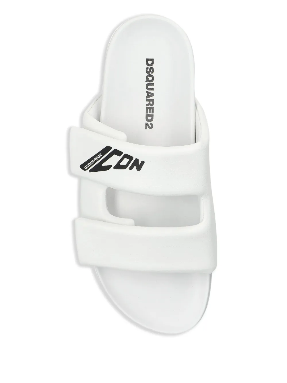 DSQUARED2 logo slides White
