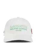 Lacoste logo-embroidered cap - White