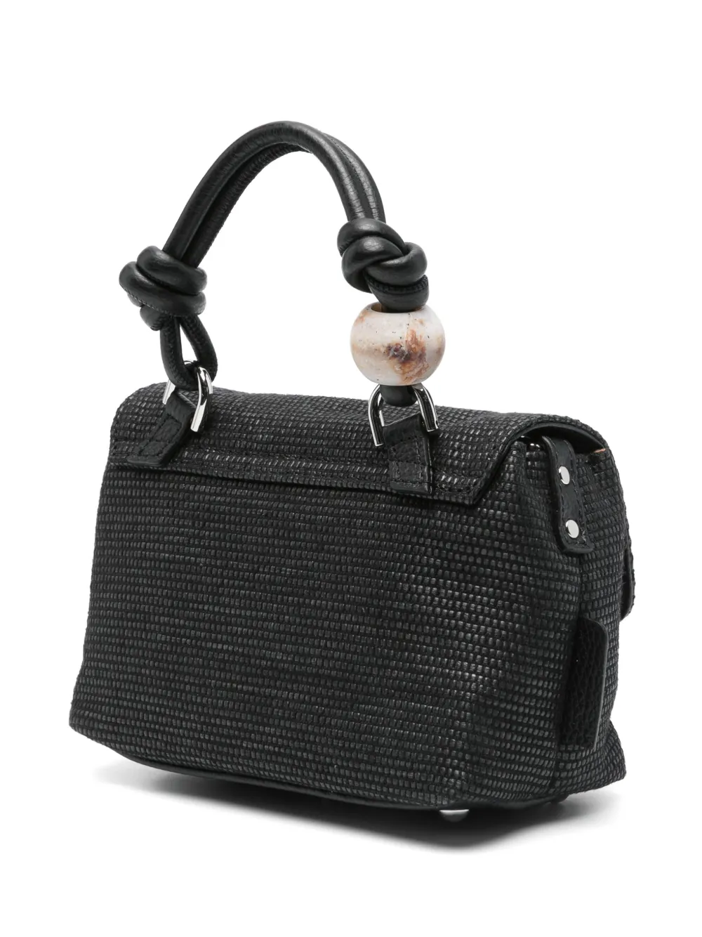 Zanellato Baby Postina Midollino shopper Zwart