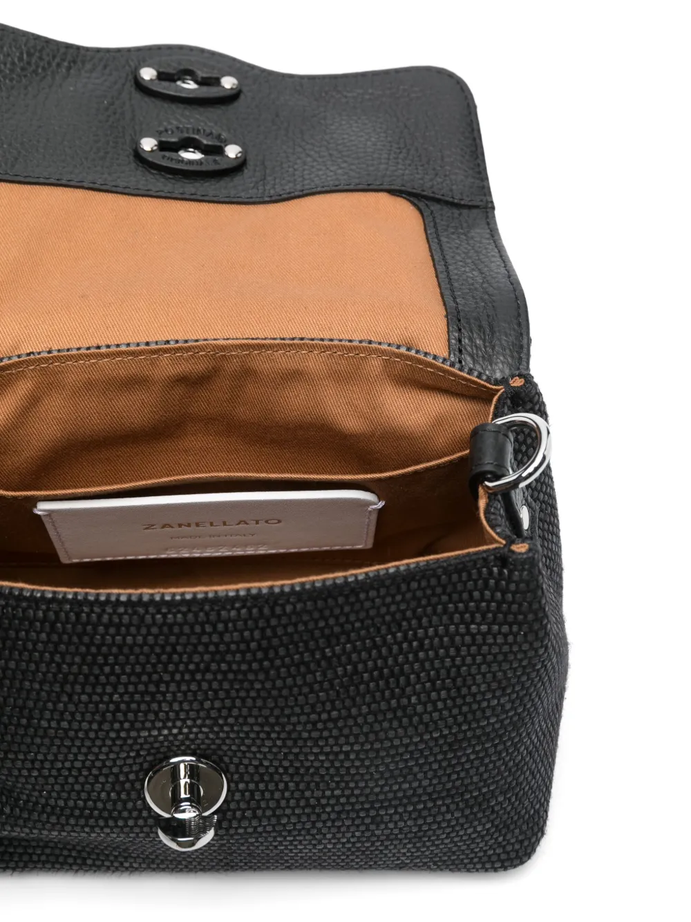 Zanellato Baby Postina Midollino shopper Zwart