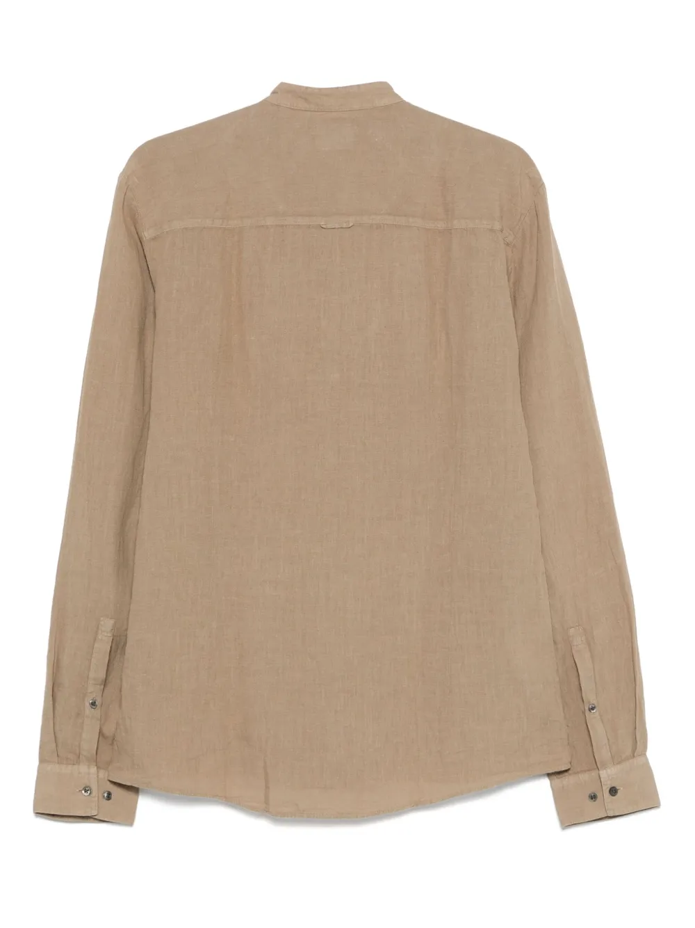 HUGO linen shirt - Bruin
