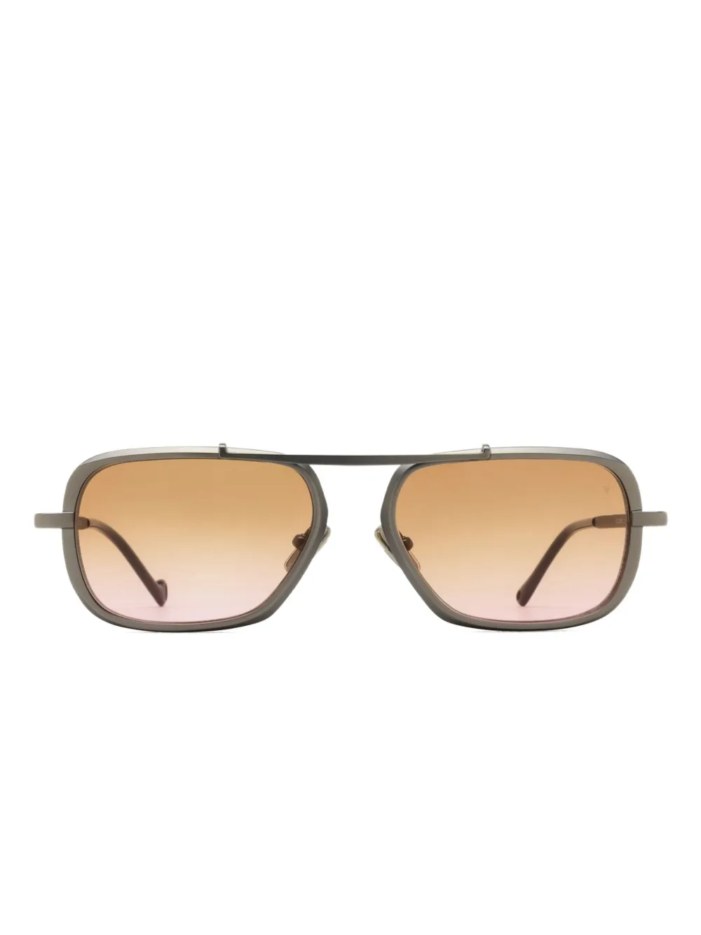 Eyepetizer titanium square sunglasses | Grey | Image 1