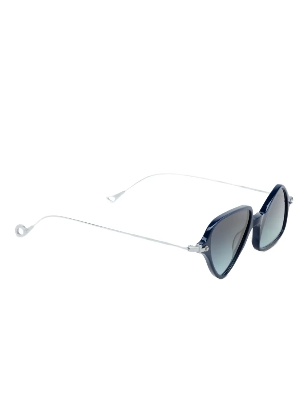 Eyepetizer Twiggy zonnebril met geometrisch montuur Blauw