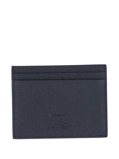 Christian Louboutin Portacarte in pelle di vitello con logo goffrato