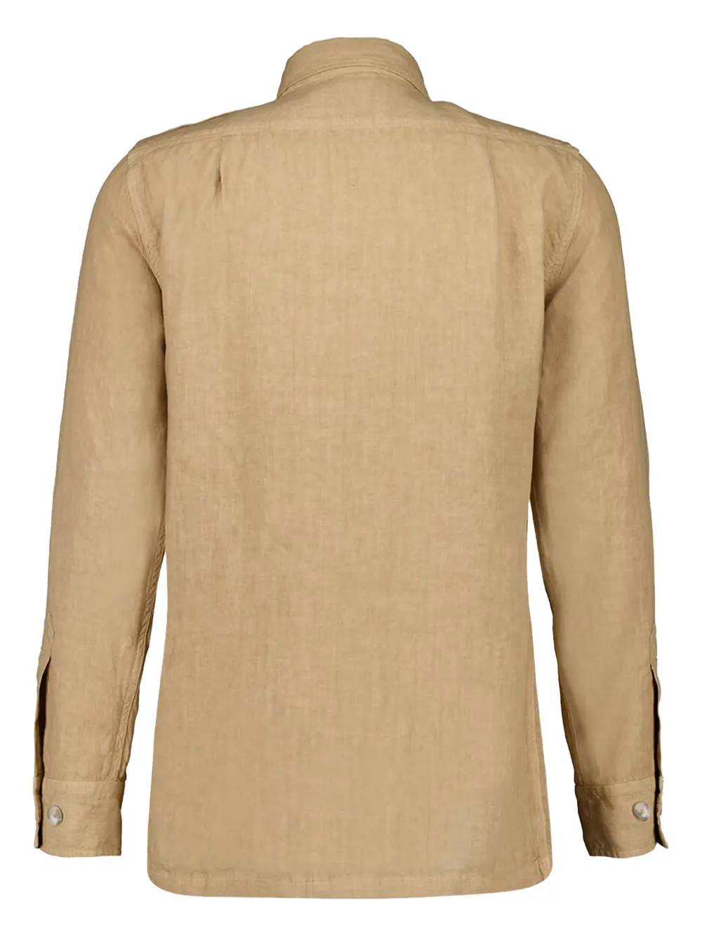 120% Lino button-fastening pocket jacket | Shirt Jackets | Image 2
