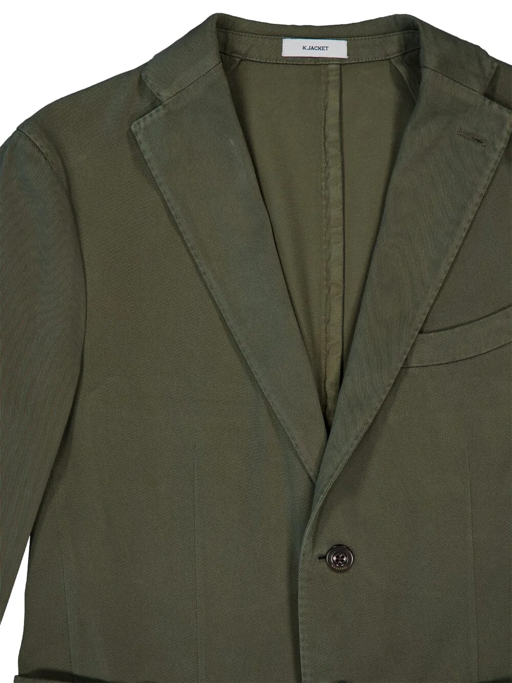Boglioli Blazer met enkele rij knopen Groen