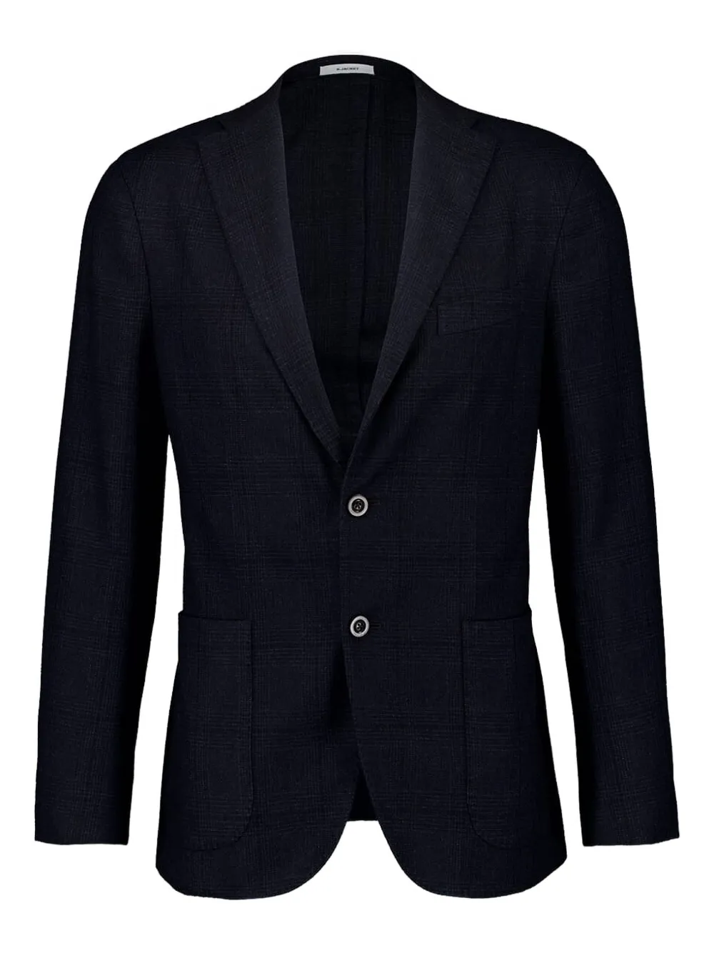 Boglioli checked blazer Zwart