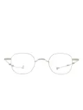 Eyepetizer round-frame titanium glasses - Silver