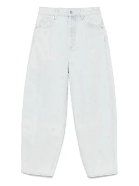 HUGO jeans con bordado floral