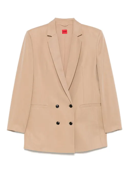 Blazer à boutonnière croisée - HUGO - Modalova