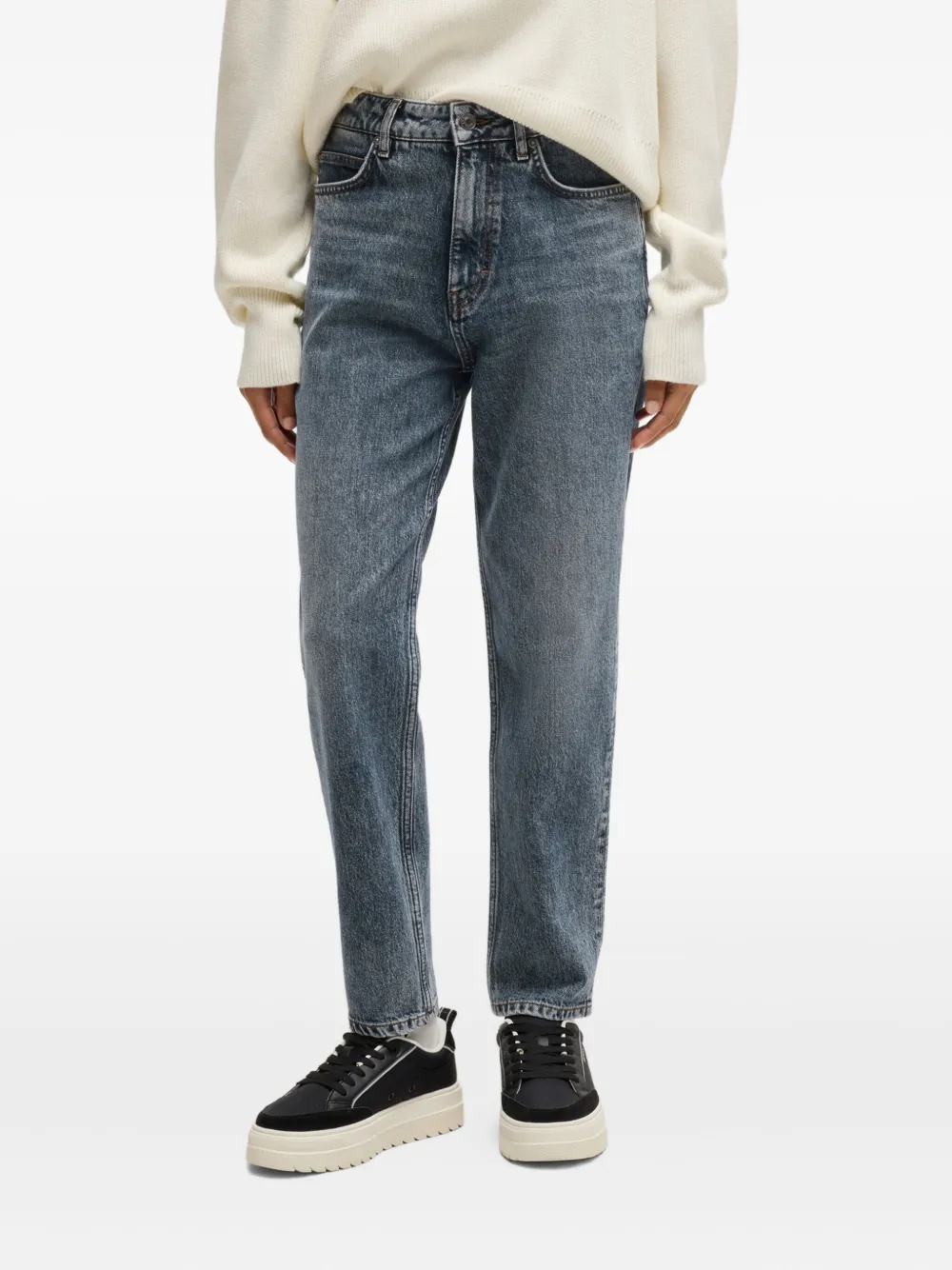 HUGO mom jeans - Blauw