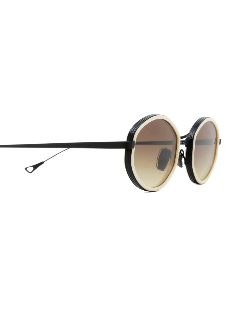 Eyepetizer Naomizonne bril met rond montuur Beige