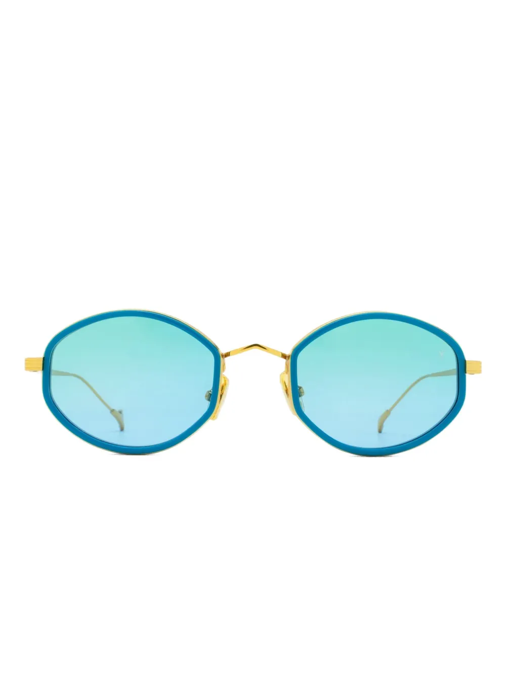 Eyepetizer Naomi zonnebril met ovalen montuur Blauw