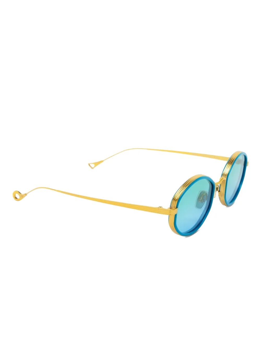 Eyepetizer Naomi zonnebril met ovalen montuur Blauw