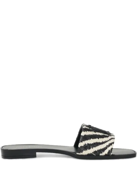 Just Cavalli Elisie striped slide sandals