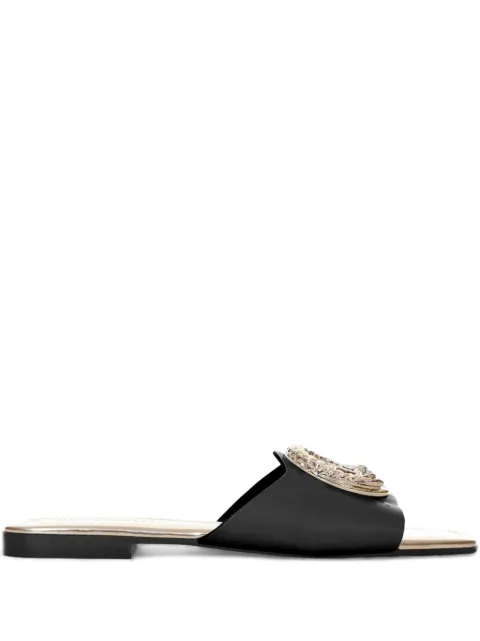 Just Cavalli Elisie satin slide sandals