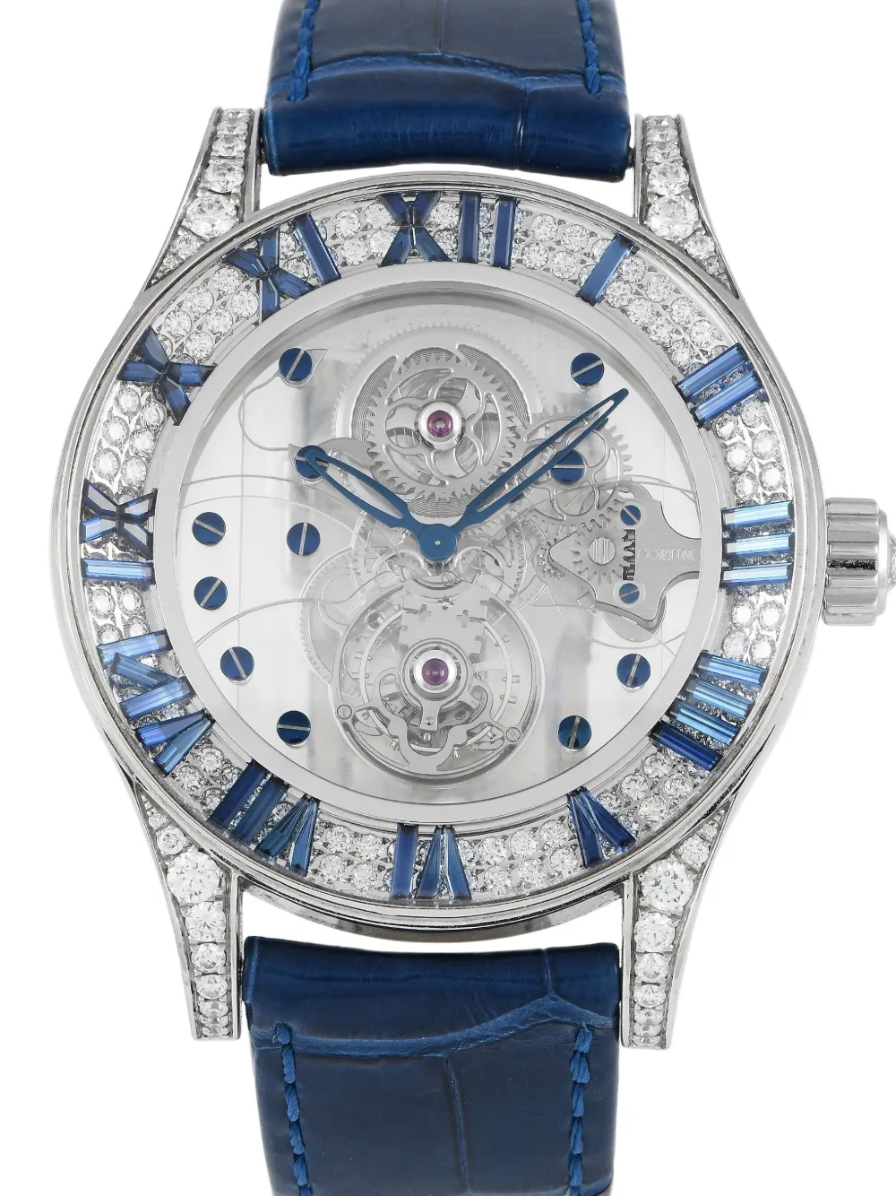 Corum pre-owned Romvlvs Tourbillon Billionaire 45mm | Blue | Image 1