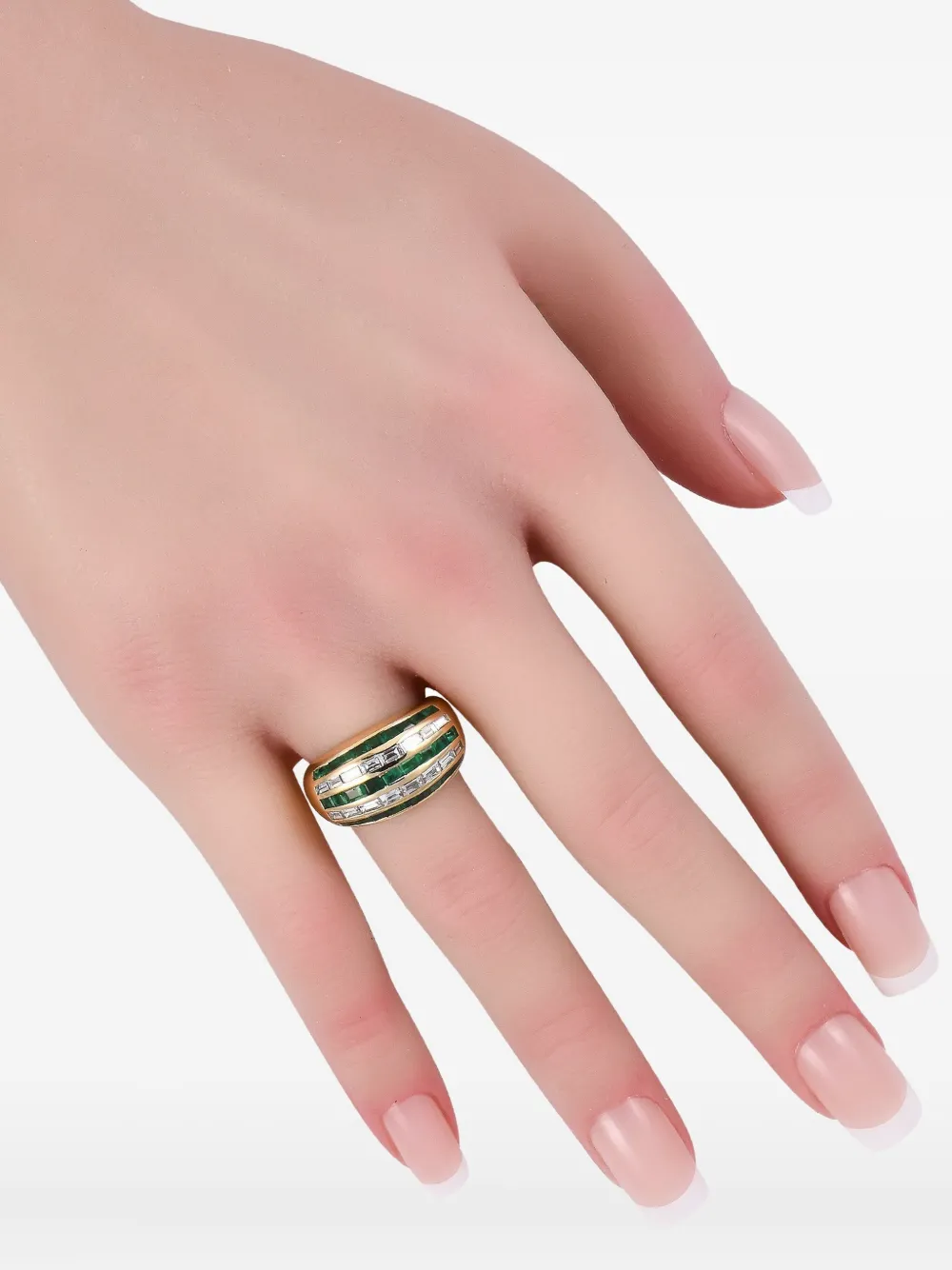 Le Vian 18K yellow gold diamond and emerald ring | Image 2