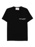 AMARÁNTO logo-embroidered T-shirt - Black