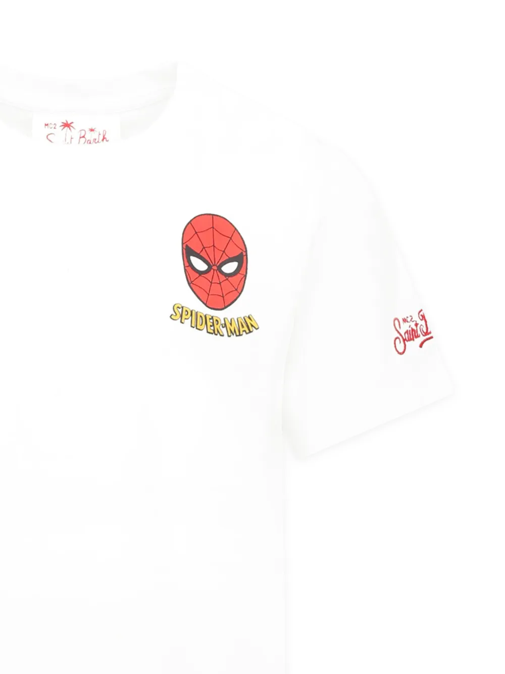 MC2 Saint Barth Kids Katoenen T-shirt Wit