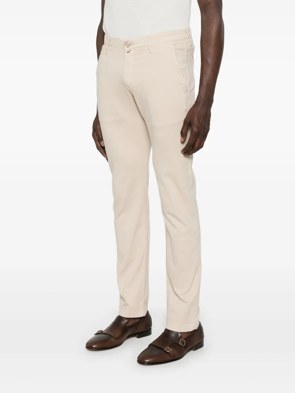 Jacob Cohen Almond Beige Tailored Jeans With Modern Fit And Functional Pockets In Neutrals