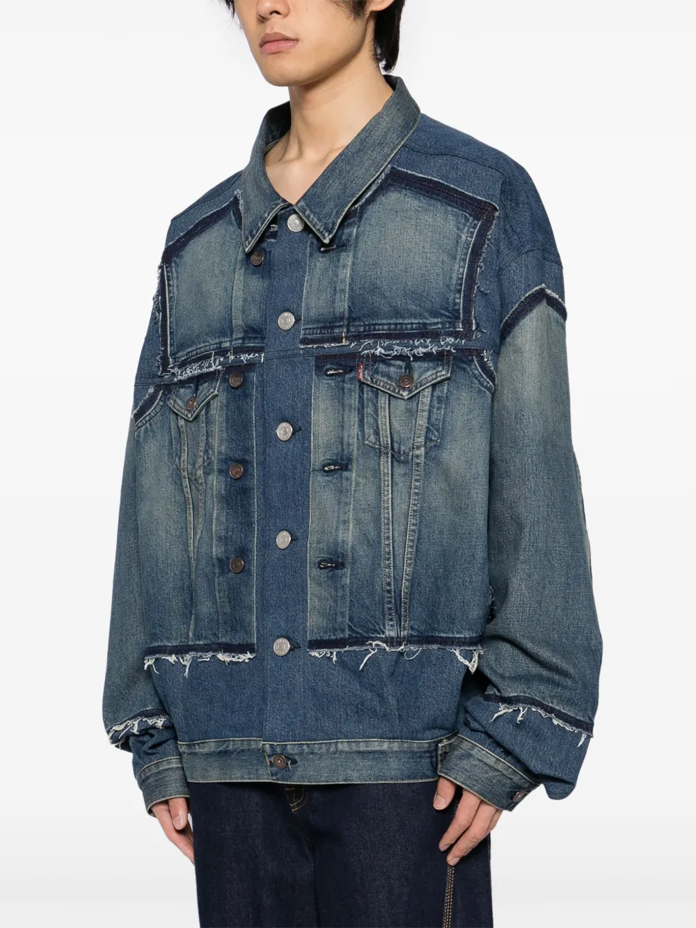 Junya Watanabe MAN x Levi's denim jack Blauw