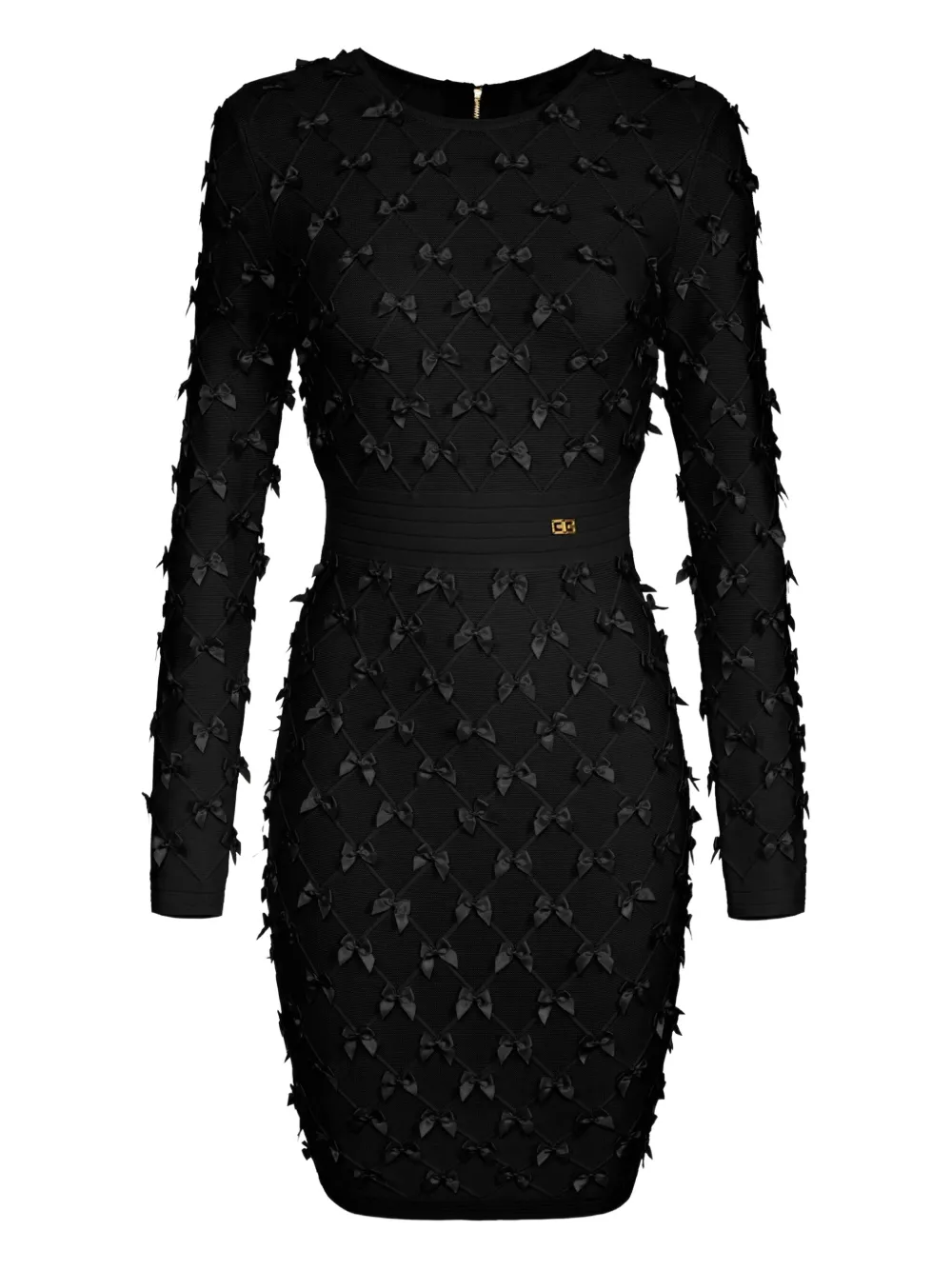 bow-detailing mini dress