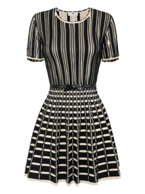 Elisabetta Franchi striped mini dress