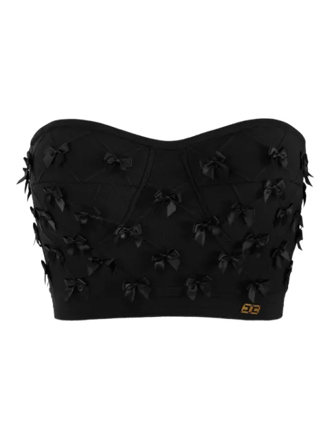 Elisabetta Franchi bow-detailing top 