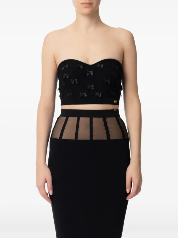 Elisabetta Franchi GO04746E2110 関税送料込 Elisabetta Franchi Fringed Sheath Dress with Lace-up Detail