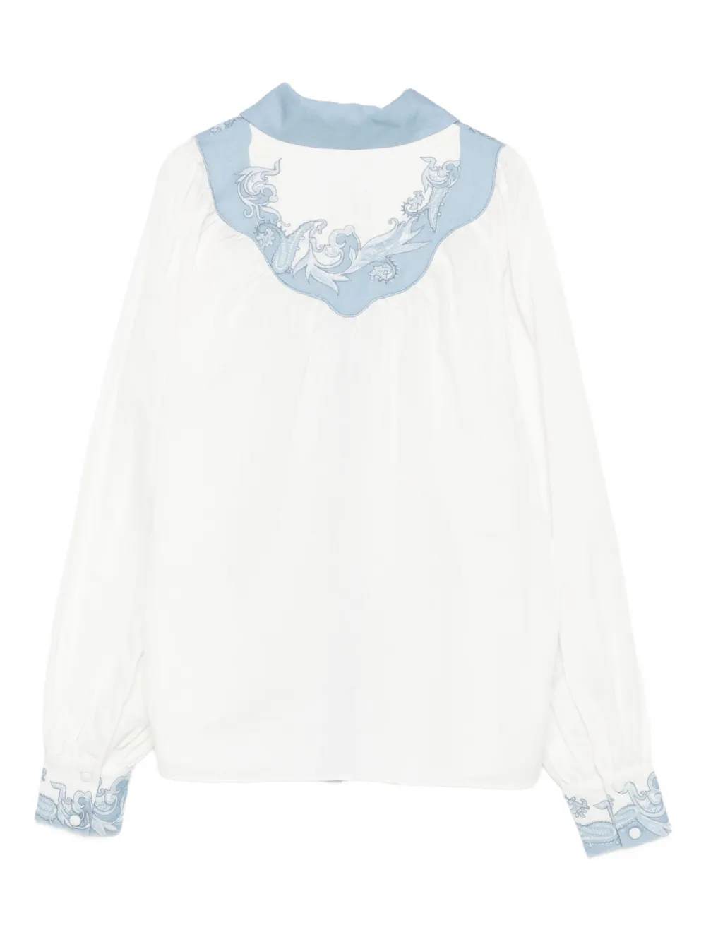 Hemant And Nandita embroidered-cuff blouse | Blusas | Image 2